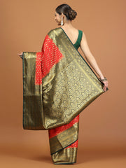 Zari Border Woven Art Silk Saree