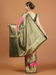 Zari Border Woven Art Silk Saree