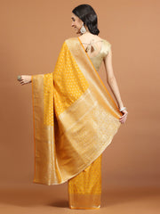 Zari Jaal Woven Art Silk Saree