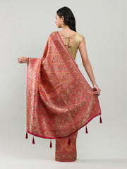 Zari Jaal Georgette Woven Saree