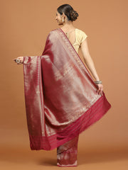 Zari Border Woven Art Silk Saree