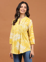 Printed Cotton Blend Kurta