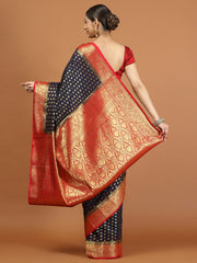 Zari Border Woven Art Silk Saree