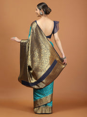 Zari Border Woven Art Silk Saree