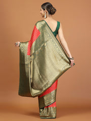 Zari Border Woven Art Silk Saree