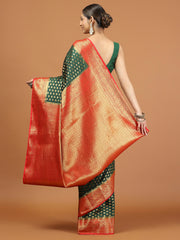 Zari Border Woven Art Silk Saree