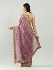 Embroidery Border Organza Saree