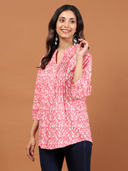 Printed Cotton Blend Kurta