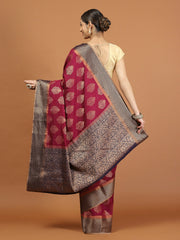 Zari Border Woven Handloom Saree