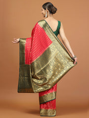 Zari Border Woven Art Silk Saree