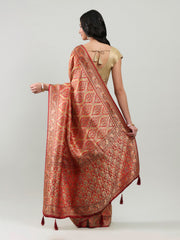Zari Jaal Georgette Woven Saree