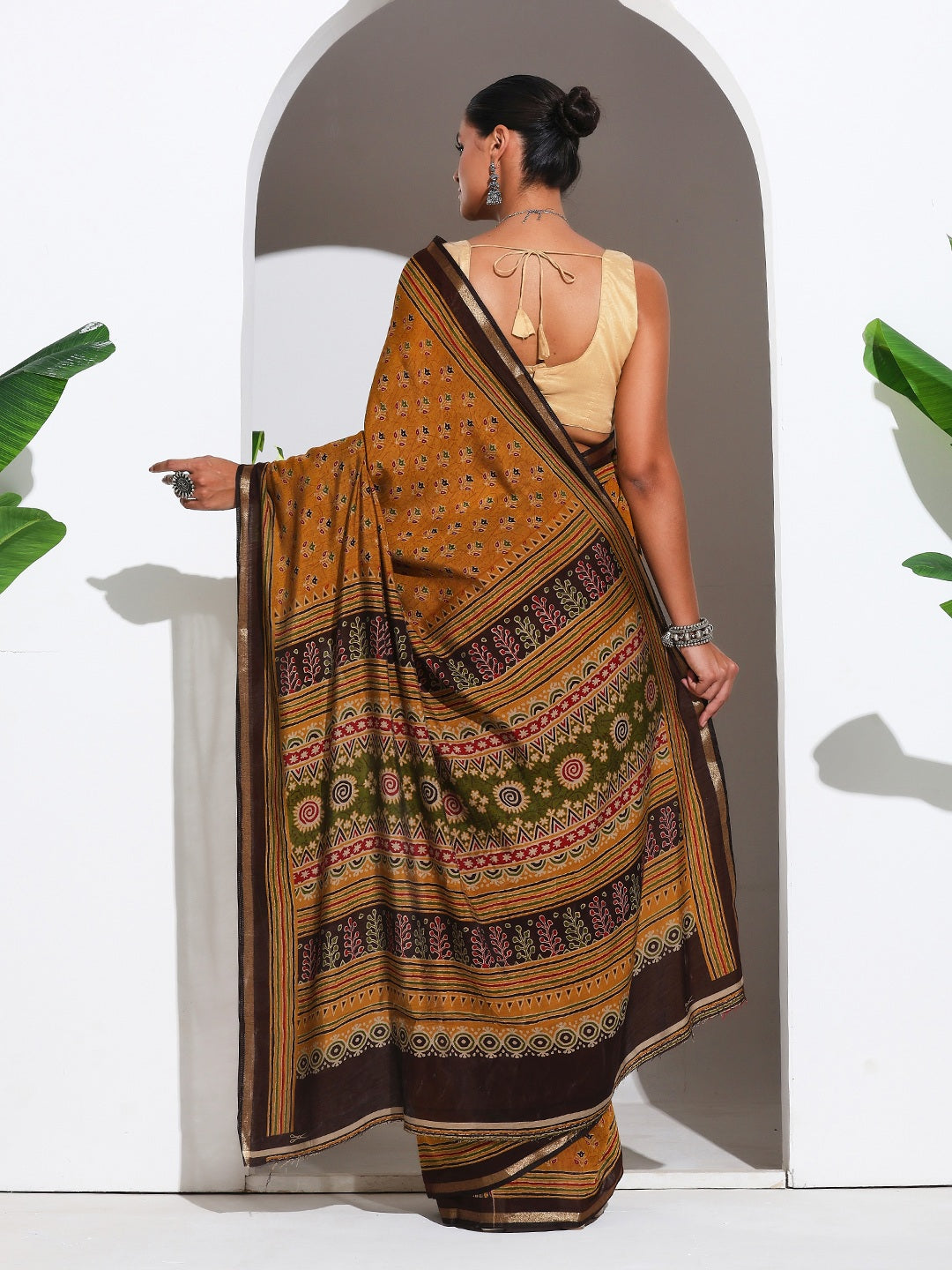 Digital Printed Art Silk Saree