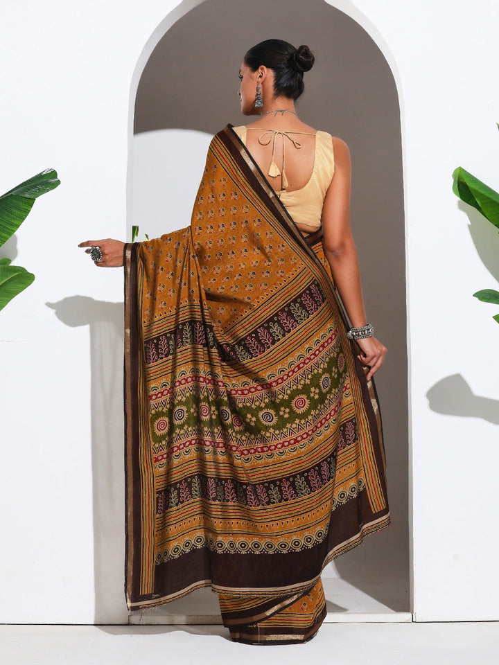 Digital Printed Art Silk Saree