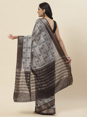 Printed Handloom Woven Saree