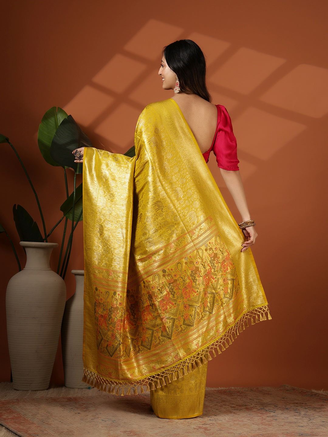 Woven Design Art Silk Saree