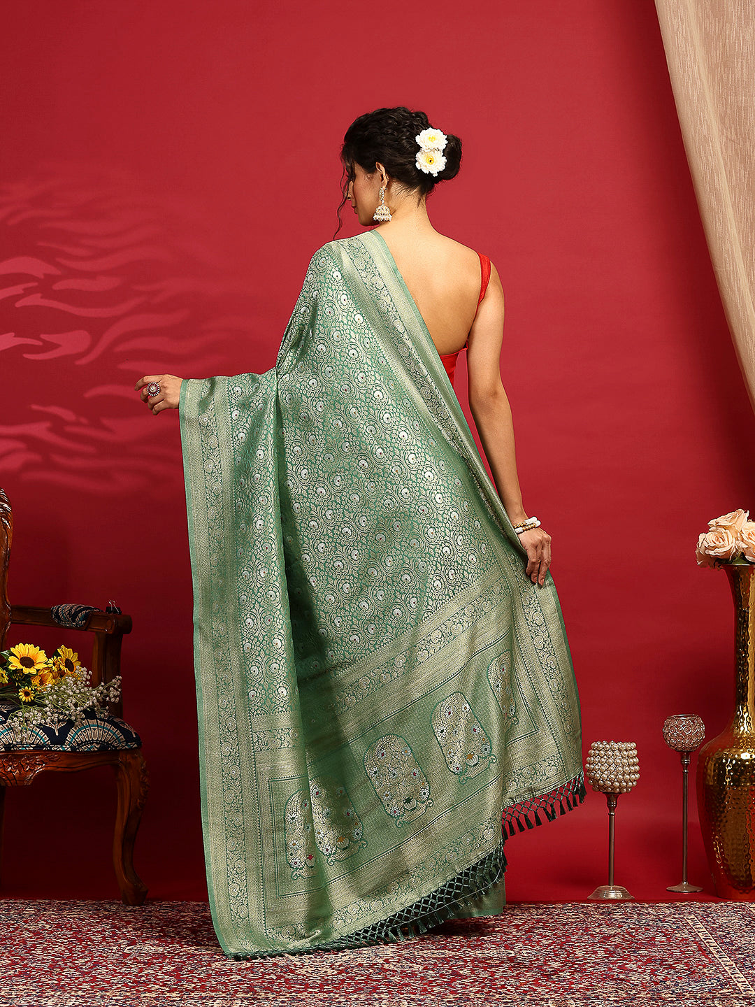 Woven Design Art Silk Saree