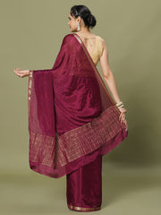 Stone Work Art Crepe Saree