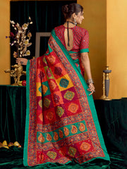 Printed Art Silk Saree