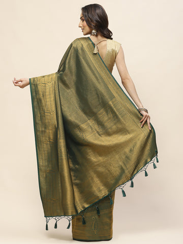 Zari Jaal Woven Handloom Saree