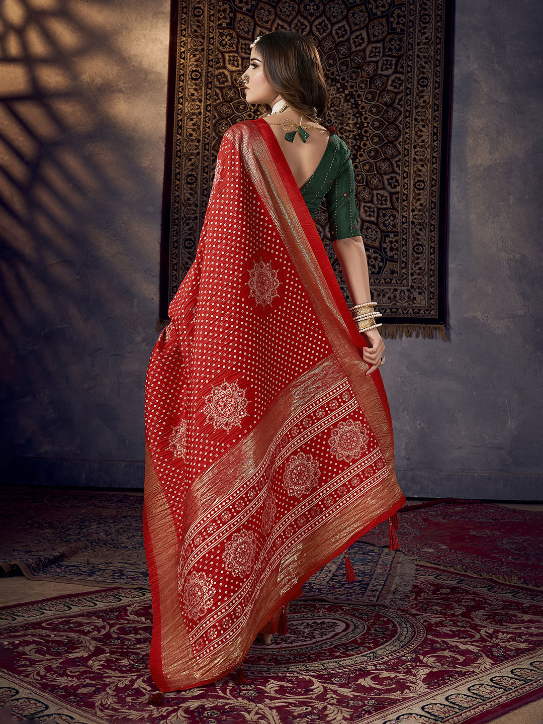 Printed Art Silk Saree