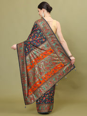 Digital Floral Print Crepe Saree