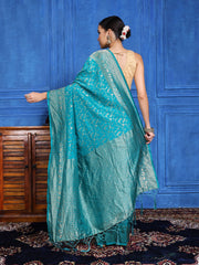 Zaari Jaal Crepe Saree