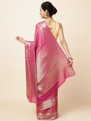 Zari Jaal Georgette Woven Saree