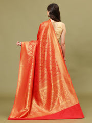 Zari Jaal Woven Handloom Saree