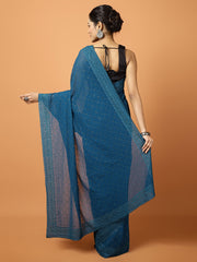 Stone Work Georgette Saree