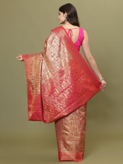 Zari Jaal Woven Handloom Saree