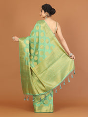 Zari Border Woven Art Silk Saree