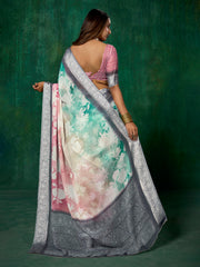 Printed Georgette Saree