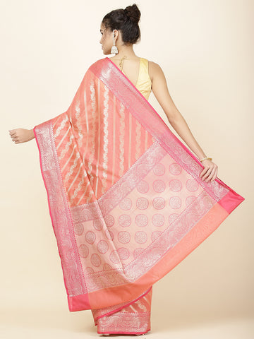 Zari Jaal Woven Cotton Saree