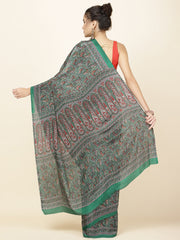 Printed Crepe Woven Saree