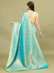 Zari Jaal Woven Handloom Saree