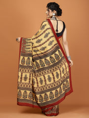 Digital Printed Crepe Woven Saree