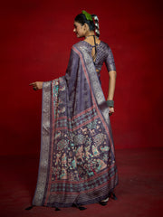 Printed Art Silk Saree