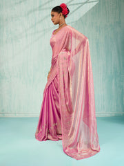 Embroidered Chiffon Saree
