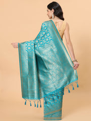 Zari Jaal Handloom Woven Saree