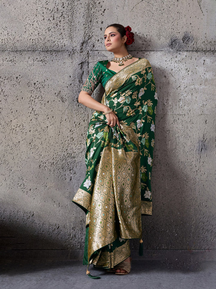 Woven Design Banarasi Silk Saree