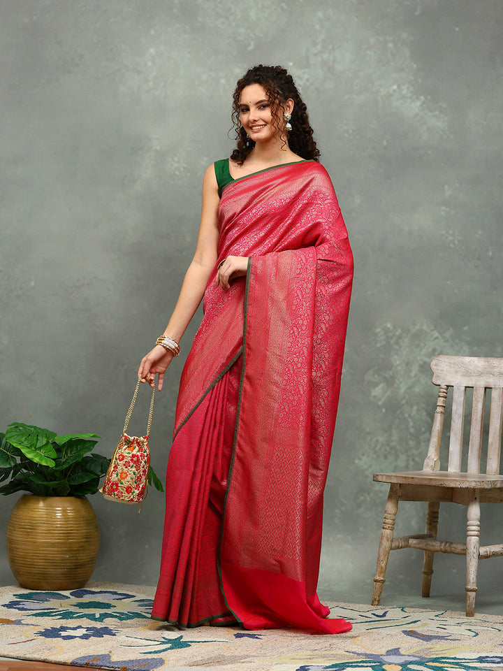 Wovn Border Art Silk Saree