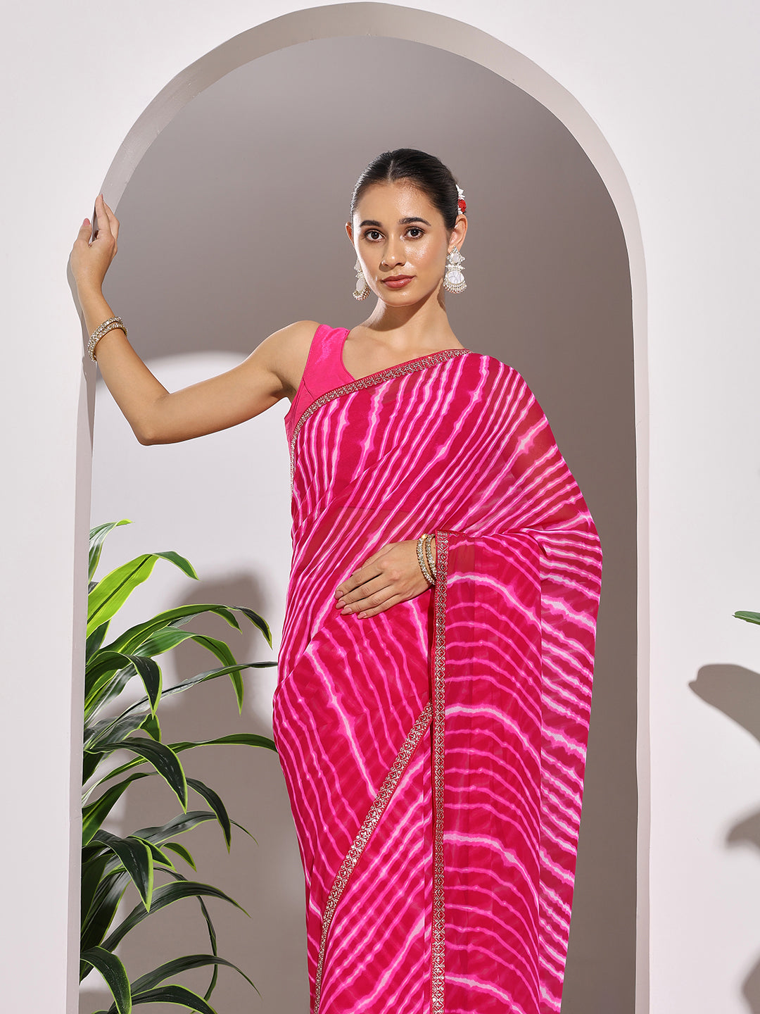 Printed Georgette Saree