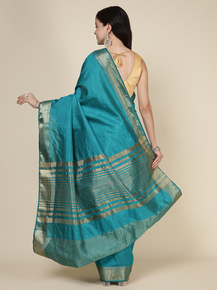Brocade Zari Jaal Art Silk Woven Saree