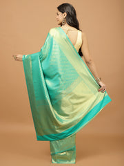 Zari Booti Woven Handloom Saree