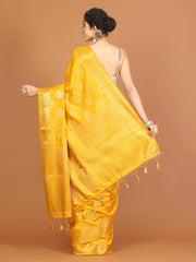 Zari Border Woven Art Silk Saree