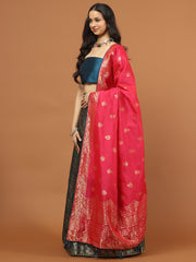 Banarasi Unstitched Choli With Lehenga & Dupatta