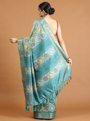 Patola Printed Tussar Woven Saree