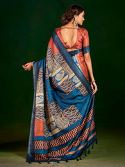 Printed Art Silk Saree