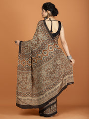 Digital Printed Crepe Woven Saree