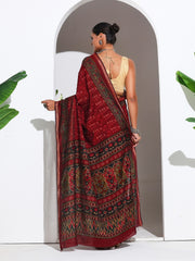 Digital Printed Art Silk Saree